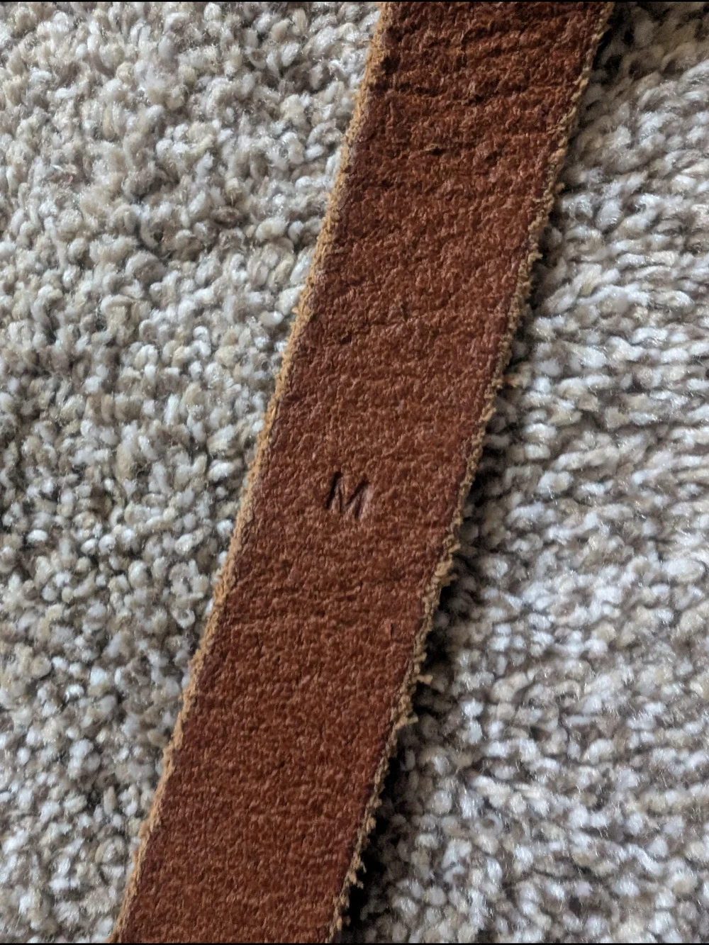 J Crew Crewcuts Toddler Italian Leather Belt with Antique Brass Claw Buckle